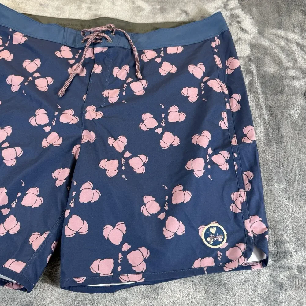 Patagonia Sz 38 Men’s Hydropeak Scallop Hawaii Board Shorts Swim Trunks NWOT